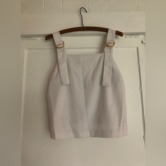 Kenzie top size small - adjustable straps - metallic detail unique, cute, glam - Picture 5 of 11